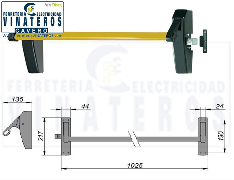 CERRADURA, MCM, ANTIPANICO, BA2010-1