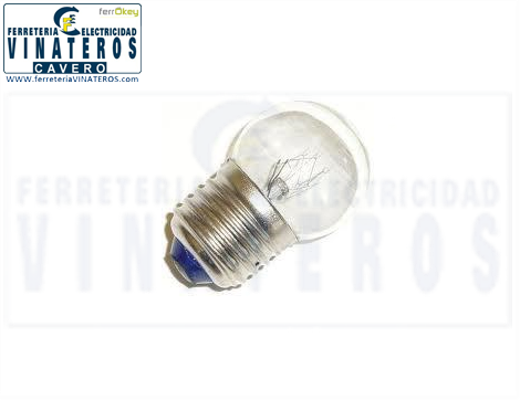 BOMBILLA, LINTERNA, E-10 ESFERICA, 24V 3W