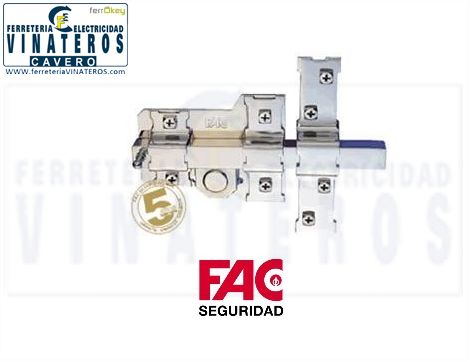 CERROJO, FAC, NIQUELADO, 302T-115 DER