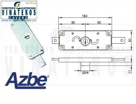 CERRADURA, AZBE YALE, .11-A, .