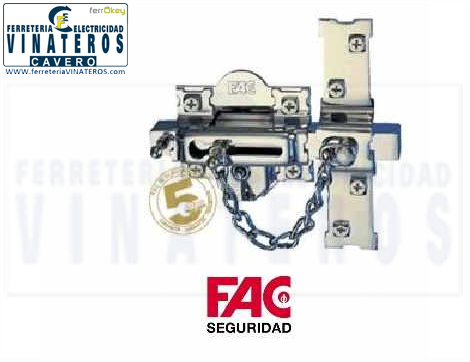 CERROJO, FAC, NIQUELADO, 307R-80 IZQ.