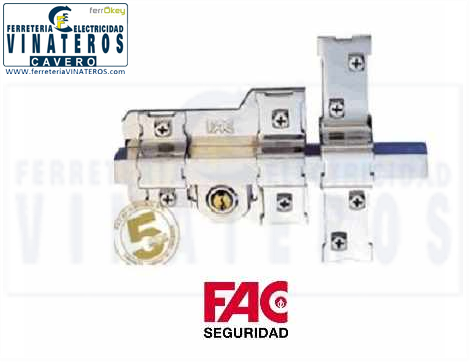CERROJO, FAC, NIQUELADO, 302L-115 DER