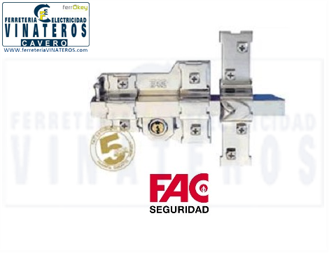 CERROJO, FAC, NIQUELADO, 306L 115  IZQ