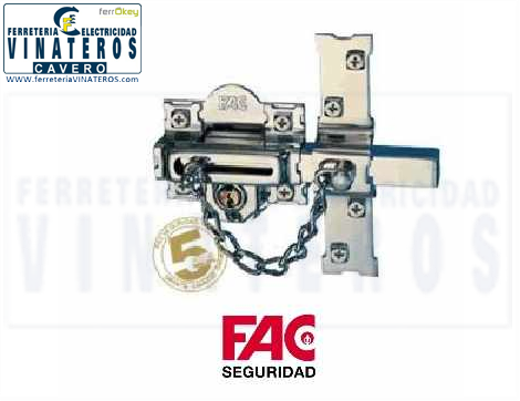 CERROJO, FAC, NIQUELADO, 307L-80 IZQ